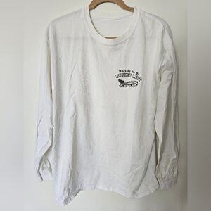 White Long Sleeve Graphic Tee Bucket List Punta Gorda Color Changing Shirt